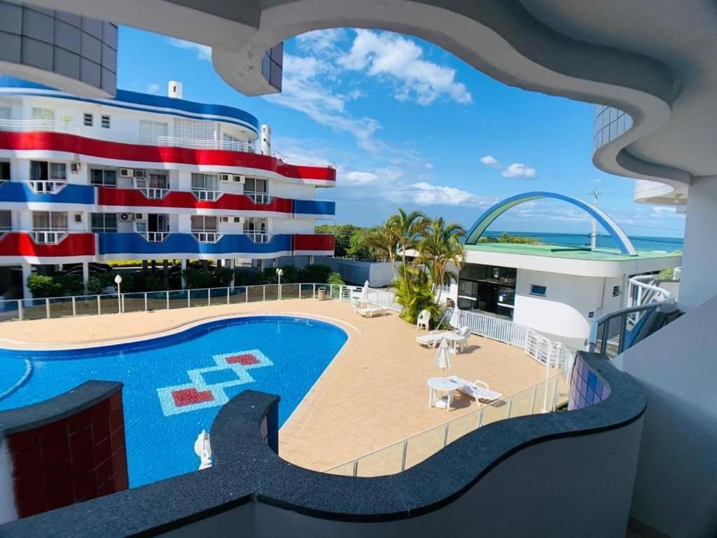 Maravilhoso Apto Com Vista Mar E Piscina-Hb03F Флорианополис Экстерьер фото