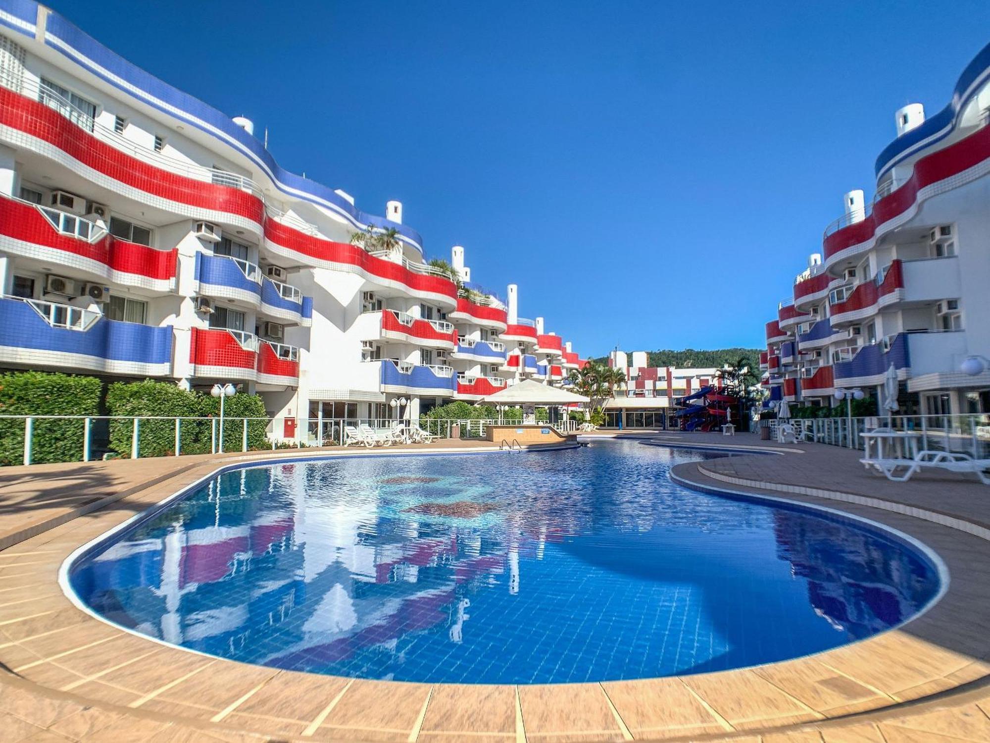 Maravilhoso Apto Com Vista Mar E Piscina-Hb03F Флорианополис Экстерьер фото
