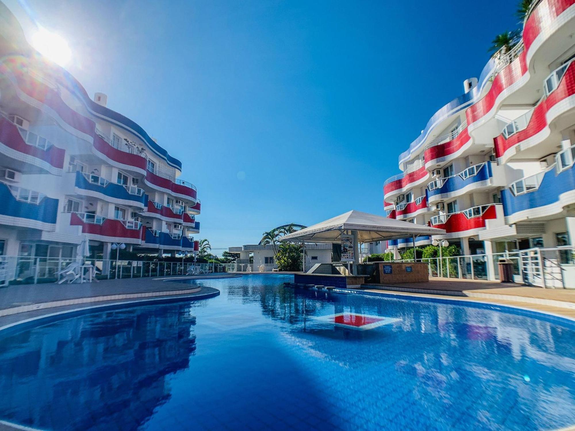 Maravilhoso Apto Com Vista Mar E Piscina-Hb03F Флорианополис Экстерьер фото